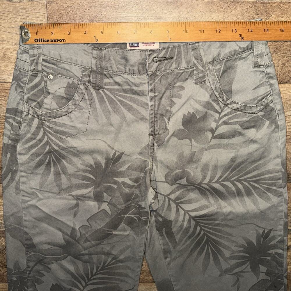 Vintage Faded Glory Originals Capri Jeans - Size 6- Tropical Camo - Picture 6 of 9